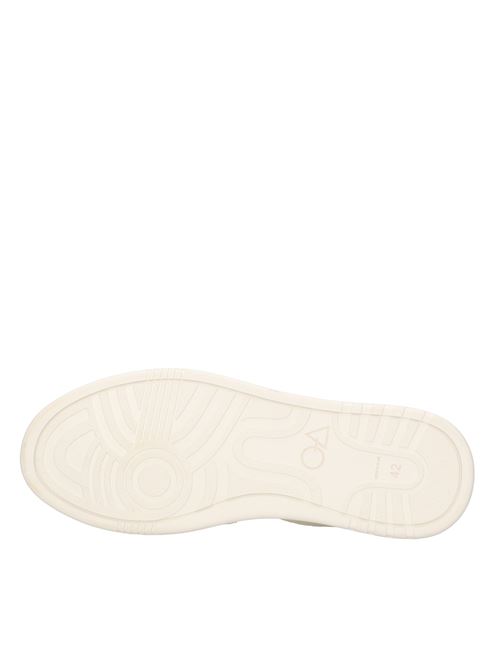Sneakers in pelle e spugna OA NON-FASHION | 086 MIX CALFBIANCO
